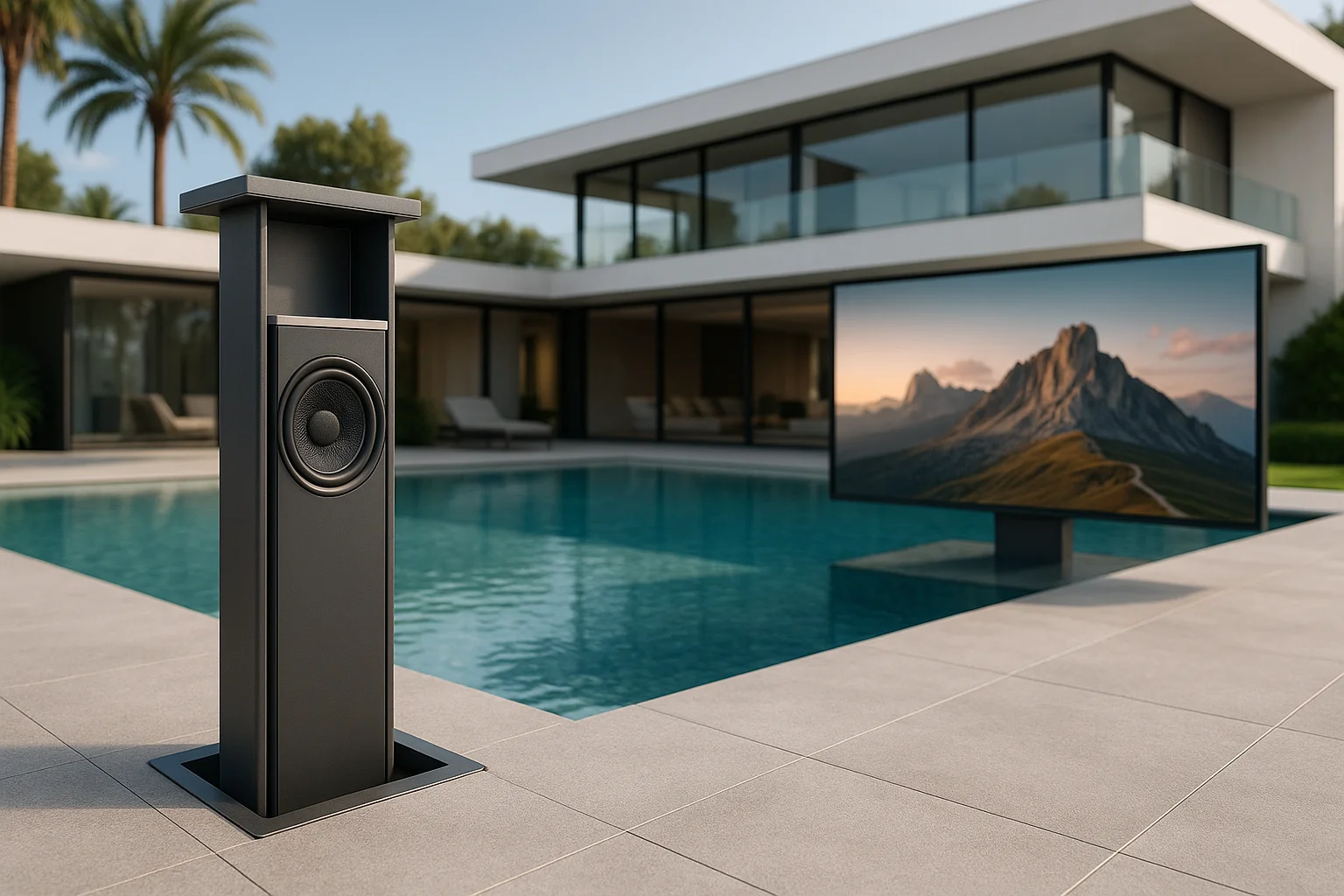 Retractable High-Fidelity Sound System